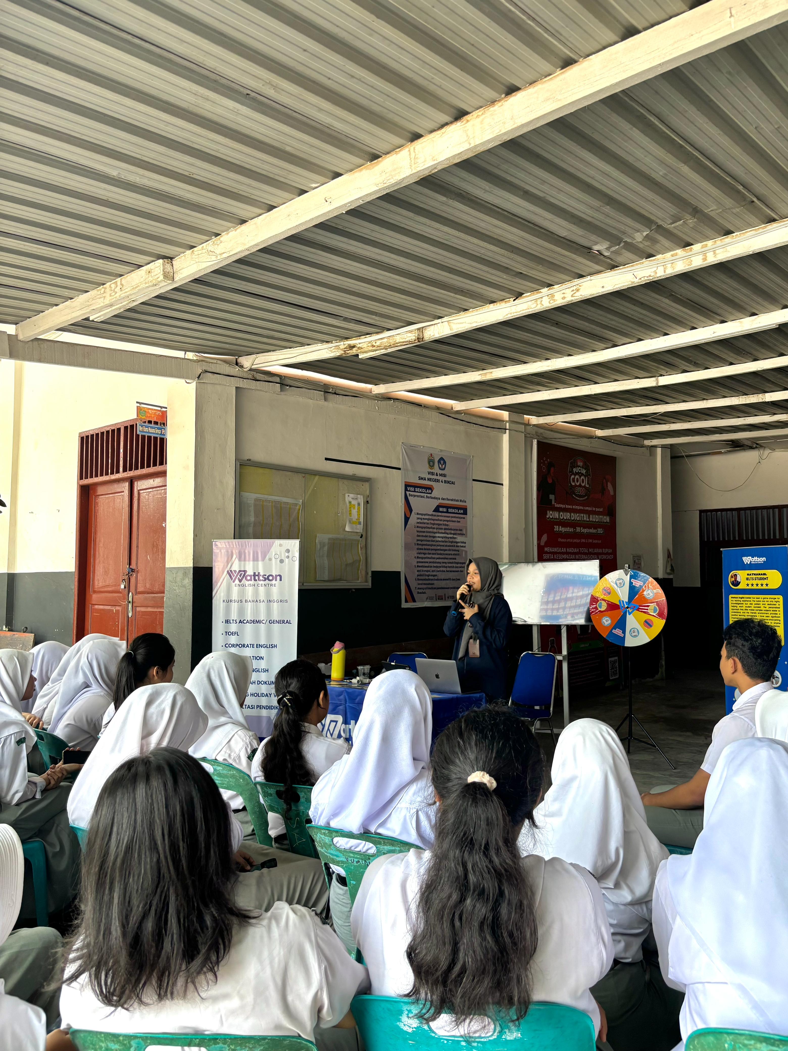 School Visit to SMAN 4 Binjai